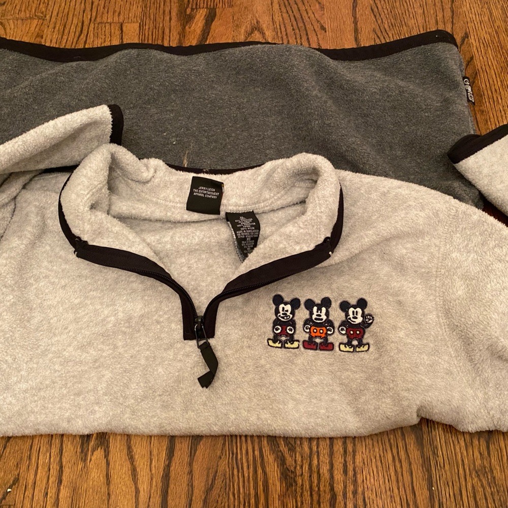 vintage mickey mouse quarter zip